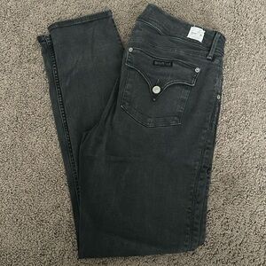 Charcoal grey- NWOT- size 31 Collin skinny Hudson jeans-
